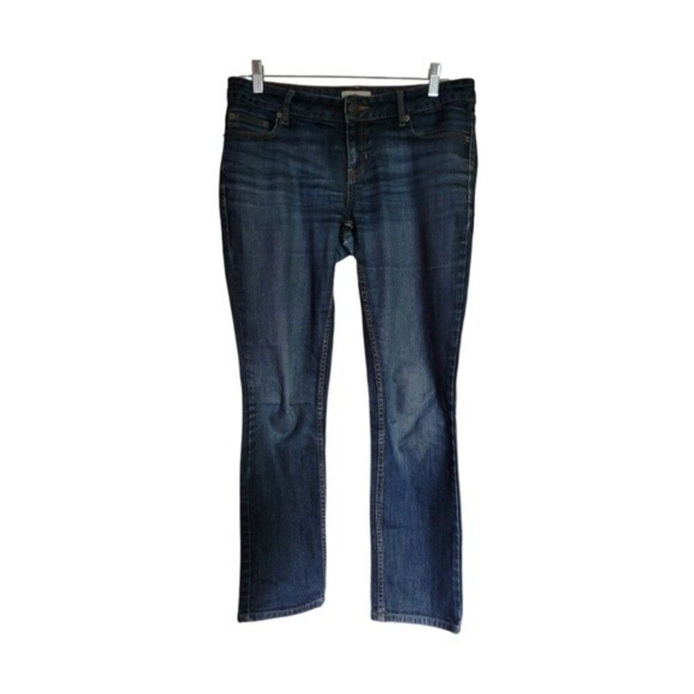 Aeropostale Bayla Skinny Jeans Women 7/8 Blue Distressed
